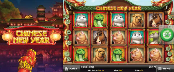 Chinese New Year Mobile Slot in Action