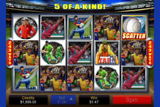 Cricket Star Mobile Slot Screenshot