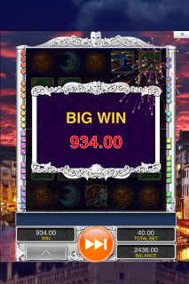 Masques of San Marco Mobile Slot Big Win