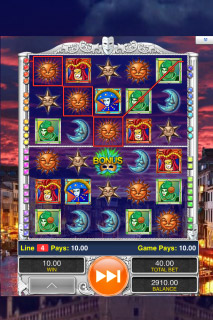 Masques of San Marco Mobile Slot Screenshot