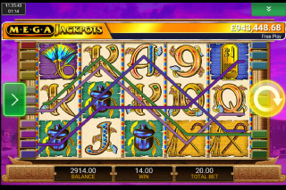 MegaJackpots Cleopatra Mobile Slot Win