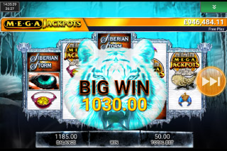 MegaJackpots Siberian Storm Mobile Slot Big Win