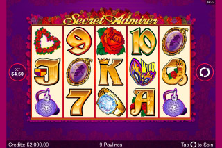 Secret Admirer Mobile Slot Screenshot