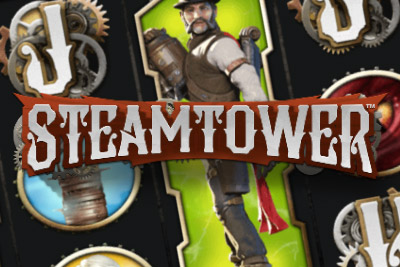 Steam Tower Slot Logo