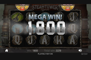 Steam Tower Touch Mega Win