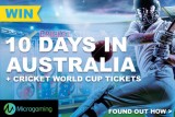 Win Cricket World Cup Tickets & A Trip to Australia