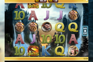 Heroic Mobile Slot Screenshot