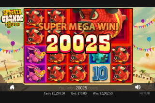 Spinata Grande Slot Super Mega Win