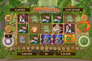 The Oddventurers Mobile Slot Screenshot