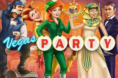 Vegas Party Mobile Slot Logo