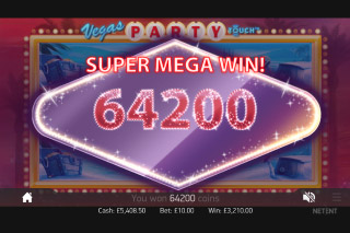 Vegas Party Mobile Slot Super Mega Win