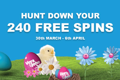 Hunt Down Your 24 Free Spins with this Easter Promotion