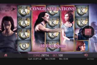 Dracula Mobile Slot Free Spins Round