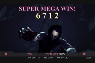 Dracula Touch Mobile Slot Super Mega Win