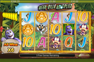 Gorilla Go Wild Mobile Slot Free Spins Bonus
