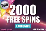 Win 2000 Free Spins Exclusively with Lucky Mobile Slots