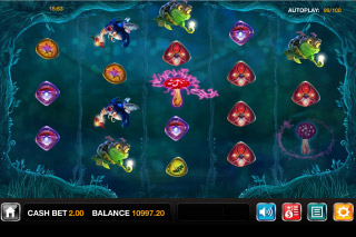 Magic Mushrooms Mobile Slot Reels