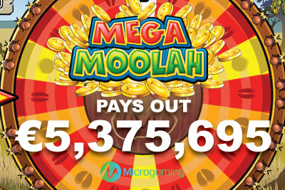 Microgaming Mega Moolah Pays Out €5,375,695