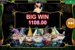Miss White Mobile Slot Big Win