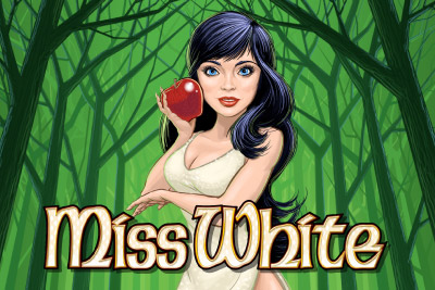 Miss White Mobile Slot Logo