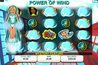 Natural Powers Mobile Slot Wind Bonus