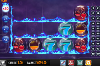 Pyrons Mobile Slot Cascading Reels