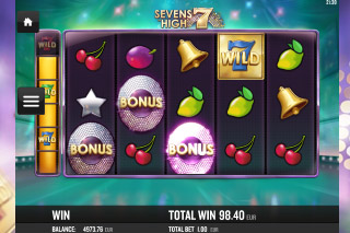 Sevens High Bonus Game