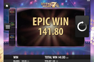 Sevens High Mobile Slot Epic Win