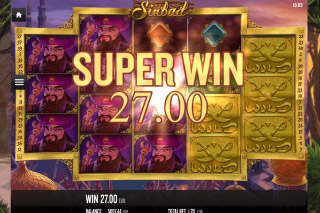 Sinbad Mobile Slot Super Win