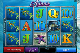 Ariana Mobile Slot Reels