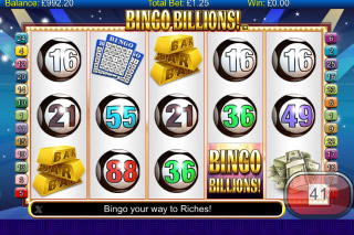 Bingo Billions Mobile Slot Reels