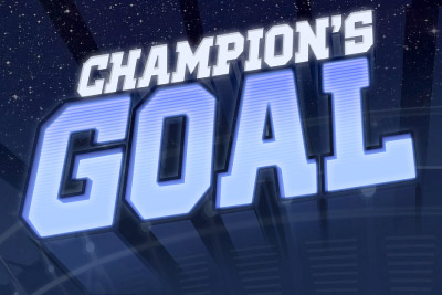 Champions Goal Mobile Slot Logo