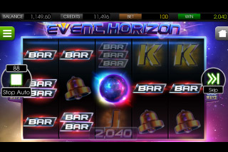 Event Horizon Mobile Slot Reels