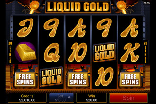Liquid Gold Mobile Slot Free Spins
