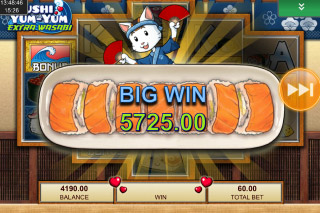 Sushi Yum Yum Mobile Slot Big Win