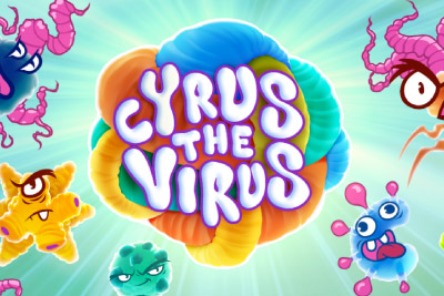 Cyrus The Virus Mobile Slot Logo