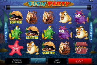 Fish Party Mobile Slot Scatters