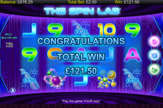 The Spin Lab Mobile Slot Big Win