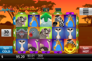 Big Game Mobile Slot Screenshot