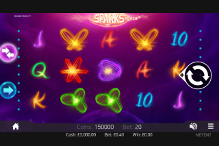 Sparks Mobile Slot Reels