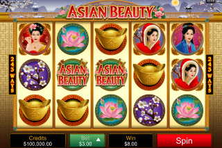 Asian Beauty Mobile Slot Reels