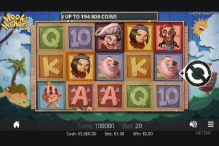 Hooks Heroes Mobile Slot Reels
