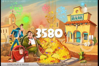 Taco Brothers Mobile Slot Bonus Win
