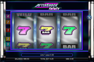 Aftershock Frenzy Mobile Slot Screenshot