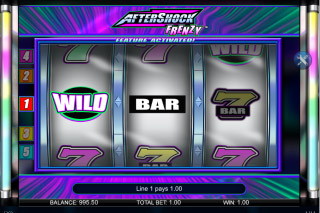 Aftershock Frenzy Mobile Slot Symbols