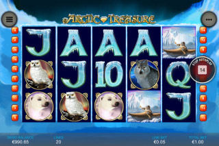 Arctic Treasure Mobile Slot Reels