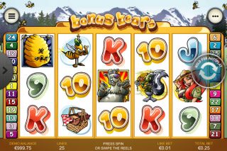 Bonus Bears Mobile Slot Reels