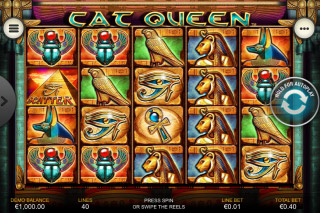 Cat Queen Mobile Slot Reels