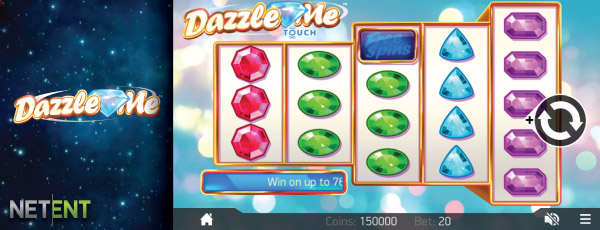 Dazzle Me Touch Slot Screenshot