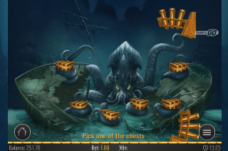 Eye of the Kraken Mobile Slot Bonus Game